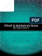 (SALAFIMEDIA) - What Is Known in Islam by Necessity - Abu Bilal Halabi