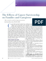 The Effects of Cancer Survivorship On Families and Caregivers