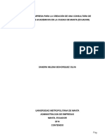 Plan de Empresa Creacion de Una Empresa Consultora en Manta (Ecuador)