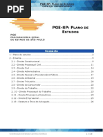 Plano de Estudo PGE