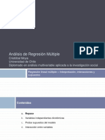 Regresión Lineal Múltiple - Interpretación, Interacciones y Supuestos