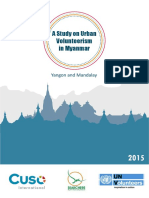 Study On Urban Volunteerism. MMR.