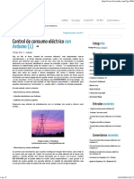 Control de Consumo Eléctrico Con Arduino