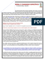 Chamado Geral e Chamado Específico - Por Eduardo Feldberg