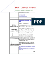 ACCESS POINTS - Gateways & Servers: 3com Universal Dual Band Access Point