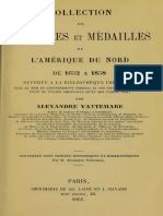 Collection de Monnaies Et Médailles de L'amérique Du Nord de 1652 À 1858 / Par Alexandre Vattemare