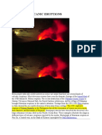 Kinds of Volcanic Eruptions