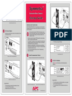 APC Symmetra Battery Frame Startup Guide