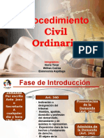 Procedimiento Civil Ordinario