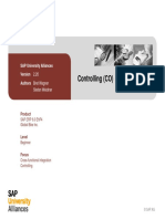 Controlling (CO) : SAP University Alliances Authors Bret Wagner