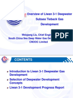 Overview of Liwan 3-1 Deepwater Subsea Tieback Gas Development