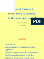 Sediment Transport, From Theory To Practice, or The Other Way Round?