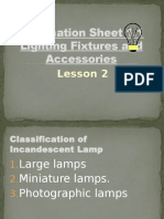 Incandescent Lamp Classification, Installation Procedure