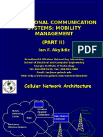 1G Personal Communication Systems: Mobility Management (Part Ii)