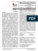 Rv01 - Razonamiento Verbal - Comprensión de Lectura