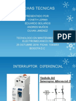 Interruptor Diferencial Ficha Tecnica