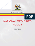 Uganda National Medicines Policy, 2015