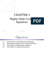 Chapter 4 - Higher Order Linear Equation PDF