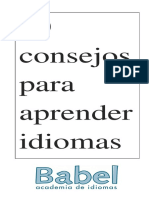 10 Consejos para Aprender Idiomas