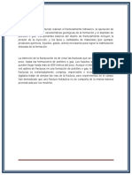 Estimulación Por Fracturamiento Hidráulico y Su Impacto en El Medio Ambiente