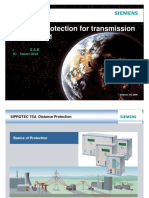 Transmission Line Distance Protection