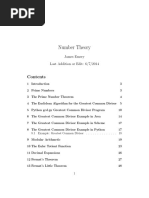 Number Theory