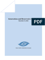 Generation and Reservoirs Statistics: November 13, 2016