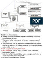 Goodness of Measurement