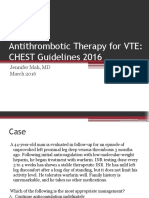 Antithrombotic Therapy For VTE