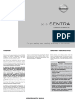 2015 Sentra Manual