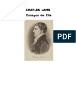 Ensayos de Elia - Charles Lamb