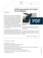 5º Basico Noticia Cocodrilo Clase 4 PDF