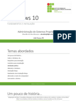 Windows 10 - Fundamentos e Instalação