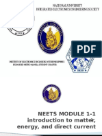 1-1. Introduction To Matter, Energy, and Direct Current