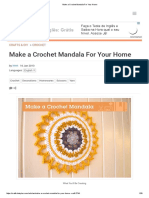 Make A Crochet Mandala For Your Home