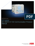 ABB 615 Series IEC 60870-5-103 Communication Protocol Manual - D PDF