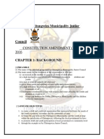 Chitungwiza Municipality Junior Council Official Constitution