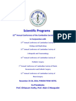 11 - 16 - 2016 Scientific Overall Program of SCC VUTHY - Draft English