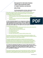 Project Management For Information Systems by James Cadle and Donald Yeates End of Chapter Questions and Answers Chapter 1 Managing Change