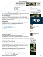 Automatic Battery Charger Circuit