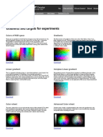 Gradient and Target For Experiment : 3D LUT Creator