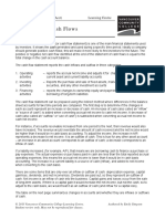 Statement of Cash Flows: HOSP 2110 (Management Acct) Learning Centre