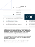 4.2 Capital Investment