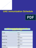 Immunization Schedule UAE