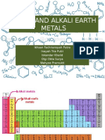 Alkali and Alkaline Earth Metals