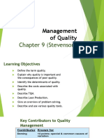 6 Quality Management-Ch-9 (Stevenson)