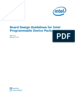 Intel - Board Design Guidelines For IntelProgrammable Device Pacakges