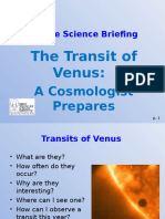 Hubble Science Briefing: The Transit of Venus