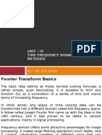 By:-Mr. B.M.Daxini: Unit - Iv Time Frequency Signal Analysis Methods