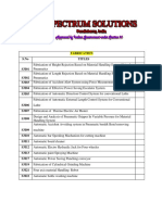 Final Year Project - (Mechanical) IEEE 2016-17 Project List